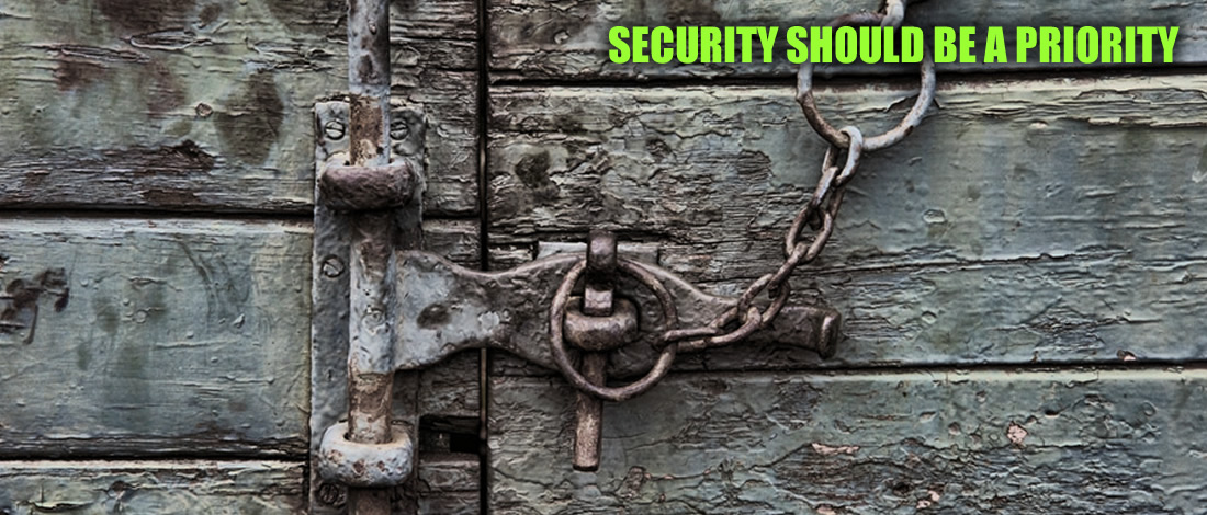 Security should be a priority